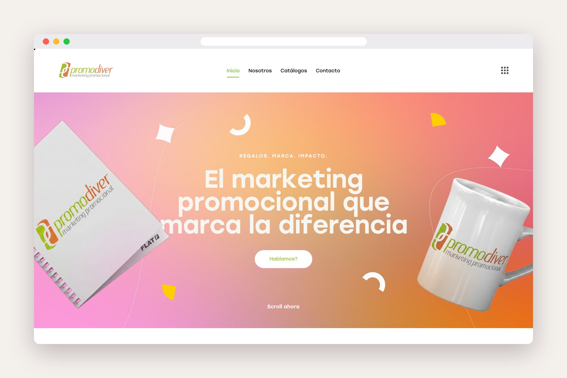 PromoDiver web – inici